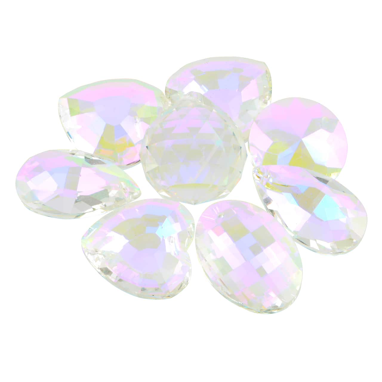 Faceted Glass Rhinestone Pendant Bead Mix by Bead Landing™